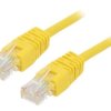 Patch cord U/UTP, Cat 5e, RJ45 wtyk z obu stron, linka, CCA, 3m PP12-3M/Y