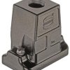 Grommet housing, size 6B, die-cast aluminum, M25, straight, screw locking, IP69/IPX9K/IP68/IP66, 19397060446
