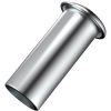 Tubular rivet, natural, hole Ø 2.5 mm, L 6 mm, brass, for wall thickness 0.3 mm, DIN 7340, 019.87.065