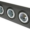 Gniazdo do zabudowy z 3 gniazdami power ProCar Einbausteckdose mit 3 Powersteckdosen Obciążalność prądu maks.=20 A 12 V,