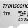 Transcend TS1TUSD300S-A microSD Produkt nowy 1 TB UHS-I, Class 10, v30 Video Speed Class, A1 Application Performance Cla