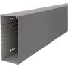 Cable duct, (L x W x H) 2000 x 230 x 100 mm, PVC, stone gray, 6026311, 1 piece with 2 meters