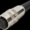 19751 Coupler, round connector, straight, straight, IP40, 5-pin, long