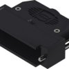D-Sub connector housing, size: 4 (DC), straight 180°, cable Ø 3.5 to 11 mm, thermoplastic, black, 09670370432