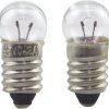 Incandescent bulb, E10, 0.25 W, 2.5 V (DC), 2.5 V (AC), clear, BYB-9-30L0048