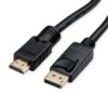 Roline Kabel Displayport Dp - Uhdtv, M/M, Czarny, 10 M