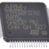 Mikrokontroler STMicroelectronics STM32F0 LQFP 64-pinowy Montaż powierzchniowy ARM Cortex M0 64 kB 32bit CAN:1 48MHz
