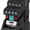 Przekaźnik sprzęgający 115V ac Siemens 4PDT Wciskane