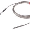 Termopara z uziemieniem J średnica 4.76mm długość 40mm -60 → +350°C Końcówka z gołym kablem RS PRO