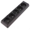 5x2P+Z czarne gniazdo Jonex 6454 GN-570