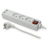 Przedł. 3gn+uz 3m+2xUSB PS-370WS+USB/3,0 PLASTROL