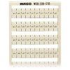 WAGO 209-618 WSB Quick Marker Vertical (1/2) 50ea White