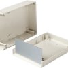 ABS shell housing, (L x W x H) 85 x 45 x 22 mm, gray white (RAL 9002), IP65, A9404333