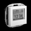 Regulator temperatury pokojowy/podłogowy z zegarem podtynkowy 55×55 mm perłowy połysk - HTRRUu-210.02157/V2