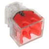 Szybkozłączka 4*0,5-2,5Mm2 Transparentna/Czerwony 10 Sztuk