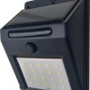 Kinkiet LED solarny 3W 120lm 4000K/neutralna IP44 z cz. zmierzchu aku. ABS EMA SOLAR 20LED NW GXSO001