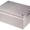 Puszka elektroinstalacyjna, 300 x 200 x 120mm, IP66, kolor Niemalowany, materiał Stal nierdzewna, 0-wejściowa, RS PRO