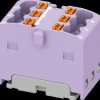3002784 PTFIX distributor block, 6x1.5, violet