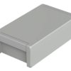 Aluminum enclosure, (L x W x H) 299 x 173 x 90 mm, light gray (RAL 7035), IP69K, 00116335