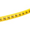 Oznacznik przewodów OZ-0/N żółty E04ZP-01020103600 /100szt./