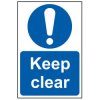 Scan 0253 Keep Clear - PVC 200 x 300mm