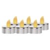 Świeczki Tealight Srebrne 6X Cr2032, Vintage, Kpl. 6 Szt Dccv12