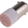 Lampka kontrolna Czerwony 12V dc BA9s LED średnica 10mm długość 28mm