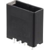 Pin header, 3 pole, pitch 3.81 mm, straight, black, 2-178313-3