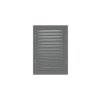 Osłona metalowa skośna 165x230 mm z siatką szara WX2SZ VENTIKA