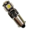DIODA LED BA9S-5050-5SMD CANBUS Biała 12V żarówka