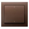KIER Wyłącznik 2-biegunowy brązowy metalik ŁP-11W/52 OSPEL