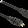 82576 Firewire A 6 Pin plug / 4 Pin plug 1,0 m