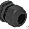60222 Cable Gland, PG21, 10 pieces, black