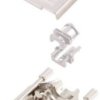 MH Connectors DTZK37-RA-HI-K Obudowa złącza D-SUB Ilość styków: 37 odlew cynkowy niklowany 180 ° Srebrny 1 szt.