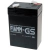 Fiamm FG10451 PB-6-45 AGM Battery 6V 4.5Ah 70x106x47mm Maint-Free