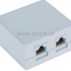 Gniazdo abon. komp. x2 RJ45 SS6-6019