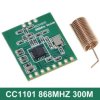 Moduł radiowy RF CC1101 868MHz SPI antena sprężynowa (ARD-CC1101-GREEN)
