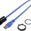 TRU COMPONENTS USB-21 Gniazdo do zabudowy USB A 3.0 złącze żeńskie do wbudowania Zawartość: 1 szt.