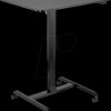 EO0050 Sit/stand workstation, electrically height adjustable, on castor
