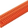 Socket header, 24 pole, pitch 5.08 mm, angled, orange, 231-324/026-000