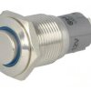 Przełącznik: wandaloodporny Poz: 2 SPDT 0,5A/220VAC 1A/24VDC LAS2GQH-11E/B/12V/S/FP