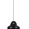 Lampa wisząca nowoczesna 1xE27 NEGRO WOOD BLACK