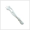 Kabel zasilający AC sieciowy atestowany 1m biały
