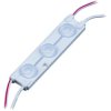 Moduł oświetleniowy 3x LED SMD 0,72W 12V 83lm/W niebieski z taśmą samoprzylepną IP67 MW-MLD-2835-3B-LENS