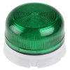 Sygnalizator 12 V DC, 24 V DC Migające Zielony Montaż powierzchniowy Ksenon