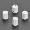 Adafruit White Micro Potentiometer Knob - 4 pack
