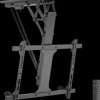 HL 41 ML TV ceiling bracket, motorised, can be tilted, 32