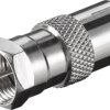 Adapter F: Wtyk F Gniazdo do kabla koncentrycznego - Połączenie, materiał obudowy cynk