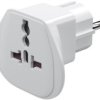 Adapter Podróżny Z Świata Do Ue, Biały