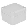 Obudowa uniwersalna z panelami bocznymi 57,1 mm × 63,2 mm × 36,7 mm z PS, kolor jasnoszary Z117J KRADEX